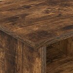 vidaXL Meuble TV Chêne fumé 68 5 x 35 x 35 cm Bois d'ingénierie