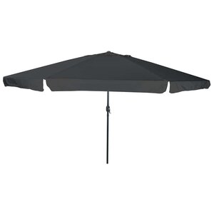 vidaXL Parasol de jardin Anthracite et noir 395 x 395 x 245 cm
