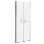 vidaXL Porte de douche ESG dépoli 96x190 cm