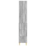 vidaXL Ensemble de Meubles 2 Pièces Sonoma gris 33 x 34 5 x 90 cm