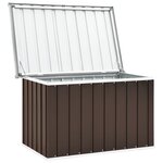 vidaXL Boîte de rangement de jardin Marron 109x67x65 cm