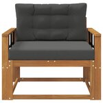 vidaXL Sofa de milieu extérieur Naturel