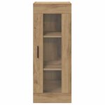 vidaXL Meuble mural Chêne artisanal 34 5 x 34 x 90 cm