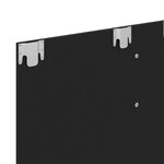 Vidaxl meuble tv mural noir 102x23 5x90 cm aggloméré