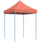 vidaXL Tente réception pliable escamotable terre cuite 200x200x306 cm