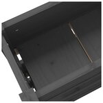 vidaXL Jardinière Gris 112x25x104 5 cm Bois massif de pin