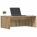 vidaXL Bureau mural Chêne artisanal 80 x 45 x 30 cm Bois d'ingénierie