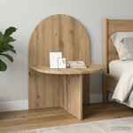 vidaXL Table de chevet Chêne artisanal 48 x 49 x 65 cm