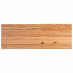 vidaXL Dessus de table marron clair bois chêne massif rectangulaire