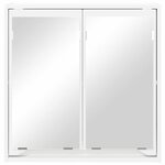 vidaXL Armoire Miroir de Salle de Bain Blanc 60 x 20 x 60 cm
