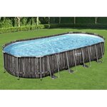 Bestway Ensemble de piscine ovale 7 32x3 66x1 22 m