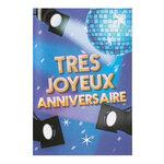 Carte musicale anniversaire party rock anthem - draeger paris