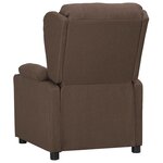 vidaXL Fauteuil inclinable Taupe Tissu