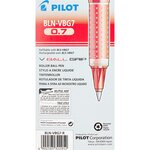 Stylo roller V-Ball Grip 07 encre liquide Pointe Moyenne Rouge x 12 PILOT