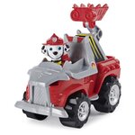 Pat patrouille - vehicule + figurine deluxe marcus dino rescue paw patrol - 6059518 - voiture a remonter jeu jouet enfant 3 ans