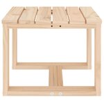 vidaXL Table d'appoint de jardin 40x38x28 5 cm bois massif de pin