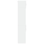vidaXL Armoire de rangement mince blanc 45x42 5x225 cm