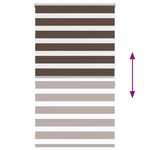 Store enrouleur tamisant 80 x 175 cm marron