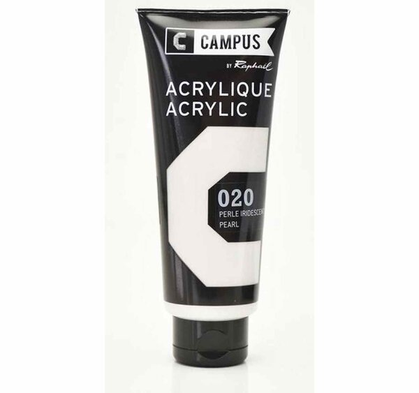 Peinture acrylique 100 ml - Gris perle iridescent n°020
