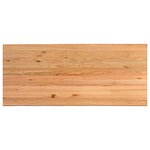 vidaXL Table à manger marron clair bois de chêne massif rectangulaire