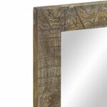 vidaXL Miroir de salle de bain 50x2 5x70 cm bois de manguier massif
