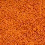 Vidaxl jeu de tapis de salle de bain 3 pièces tissu orange