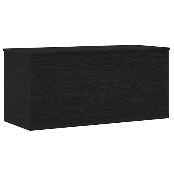 vidaXL Boîte de Rangement avec stockage Chêne noir 100 x 42 x 46 cm