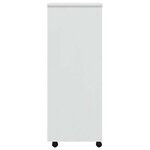 vidaXL Armoire roulante avec tiroirs MOSS blanc bois de pin solide