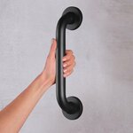 RIDDER Barre d'appui 30 cm Noir Aluminium