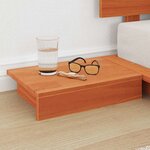 vidaXL Cadre de lit Marron 100 x 200 cm bois