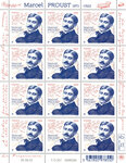 Timbre - Marcel Proust (1871-1922) - Lettre internationale