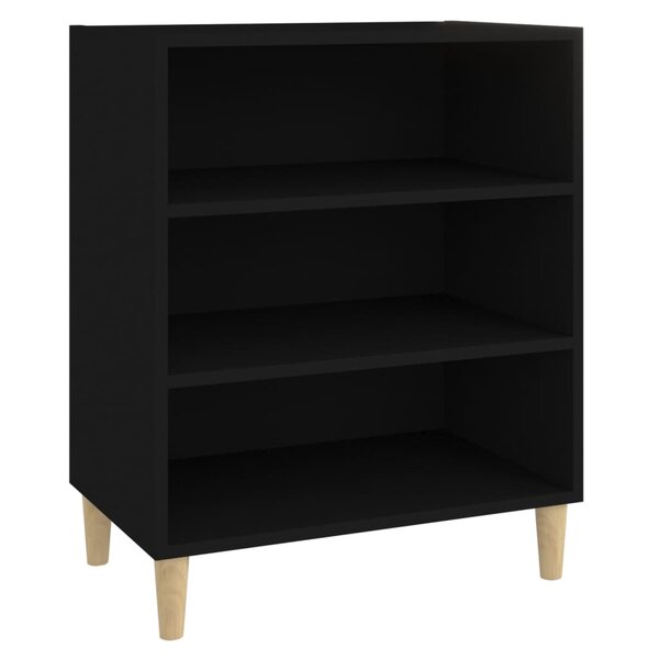 vidaXL Buffet Noir 57x35x70 cm Aggloméré
