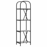 vidaXL Étagère Sonoma gris 40 x 30 x 146 cm Bois d'ingénierie