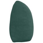vidaXL Coussin de Dos Vert foncé 160 x 24 x 50 cm Velours