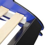 vidaXL Lit voiture de course pour enfants 90 x 200 cm Bleu
