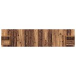 vidaXL Tête de lit avec armoire 3 Pièces Bois Ancien Bois d'ingénierie