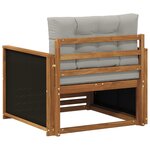 vidaXL Sofa de milieu extérieur Naturel