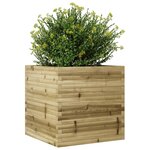 vidaXL Jardinière 70x70x68 5 cm bois de pin imprégné