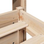 vidaXL Cadre de lit avec tête de lit sans matelas 140x190 cm