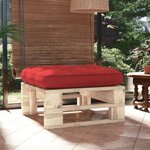 vidaXL Pouf palette de jardin bois de pin imprégné