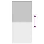 vidaXL Store enrouleur occultant largeur du tissu 105 7 cm polyester