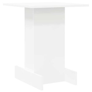 vidaXL Table d'appoint Blanc 44 5 x 45 x 55 cm Bois d'ingénierie