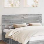 vidaXL Tête de lit Gris Sonoma 180 cm Bois d'ingénierie
