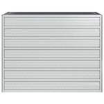 vidaXL Lit surélevé de jardin 100x40x77 cm Acier galvanisé Argenté