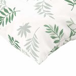 vidaXL Coussins Éparpillés Feuille 4 Pièces Motif feuille 50 x 50 cm