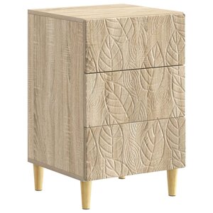 vidaXL Table de chevet Chêne Sonoma 43 x 39 5 x 66 5 cm