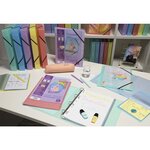 Protège-documents 11x15cm Polypro Kreacover Pastel 40 vues Coloris Aléatoire EXACOMPTA