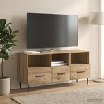 vidaXL Meuble TV 102 x 34 5 x 50 cm Chêne artisanal Bois d'ingénierie