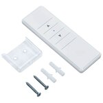 vidaXL Auvent automatique capteur de vent/LED 400x350 cm Bleu et blanc