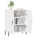 vidaXL Buffet blanc 69 5x34x90 cm bois d'ingénierie